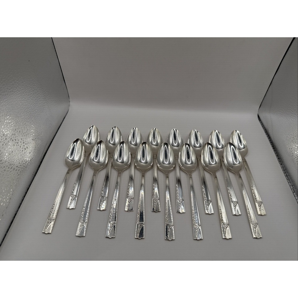 16 - Oneida Caprice Nobility Plate Silverplate Teaspoons 6" NEW